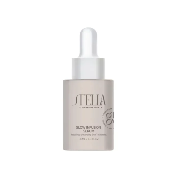 סרום לפנים Glow Infusion למראה עור קורן וזוהר מבית STELLA, בקבוק 30 מ"ל